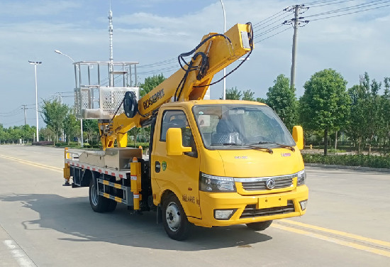 藍牌東風途逸伸縮臂高空作業車